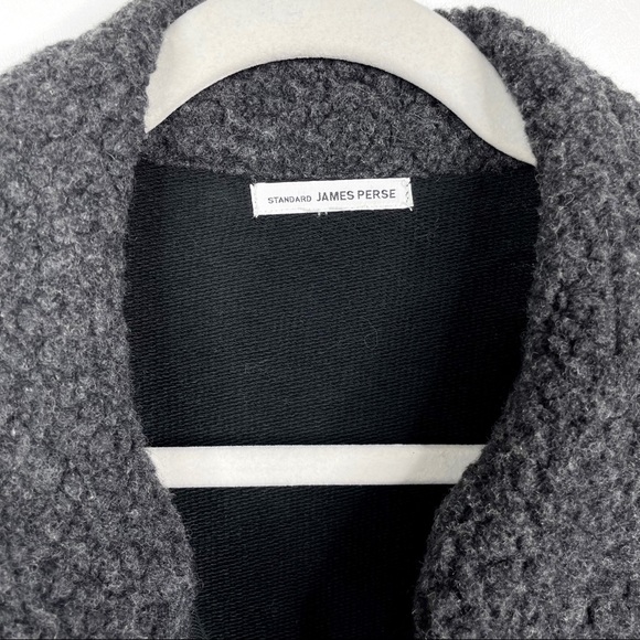 James Perse Surplus Wrap Jacket Black Size 1 Small - Picture 10 of 14